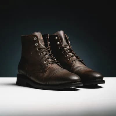 Combat Military Style Boots - Product Image